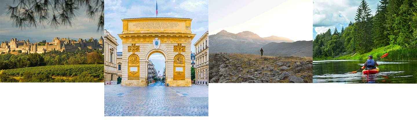 AUDE  -  HERAULT  -  PYRENEES-ORIENTALES  -  AVEYRON